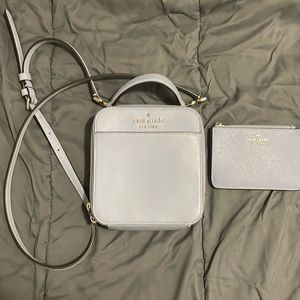 Kate Spade crossbody bag with matching wallet.
